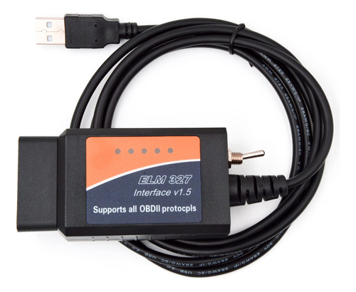 Ultimo Elm327 Usb Obd2 Escaner Obd Lector Adaptador Para For