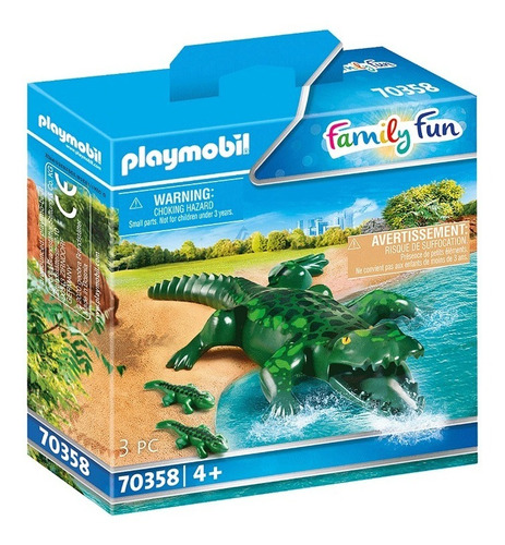 Playmobil Cocodrilos Con Bebes 70358