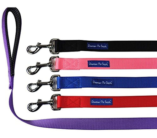 Correa Para Perro Fuerte Y Duradero (azul Rojo Negro Morado