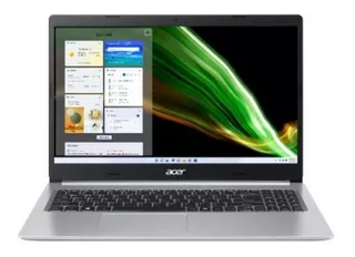 Laptop Acer Aspire 5 A515-45 plata 15.6", AMD Ryzen 5 5500U 8GB de RAM 256GB SSD, AMD Radeon RX Vega 7 60 Hz 1920x1080px Windows 11 Home