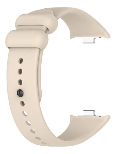 Malla De Silicona Compatible Con Redmi Watch 4 1.97 Redmi Watch 5 2.7 Redmi Band 8 Pro Band 9 Pro 1.74 Generica Marca Miaband Color Marfil