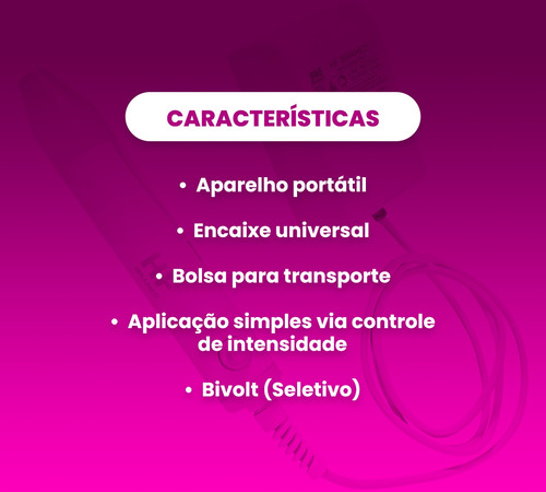 Hf Ibramed Aparelho Alta Frequência Portátil Facial Estética