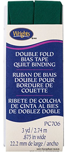 Encuadernación Para Colcha Wrights Hunter, Doble Pliegue, 7/