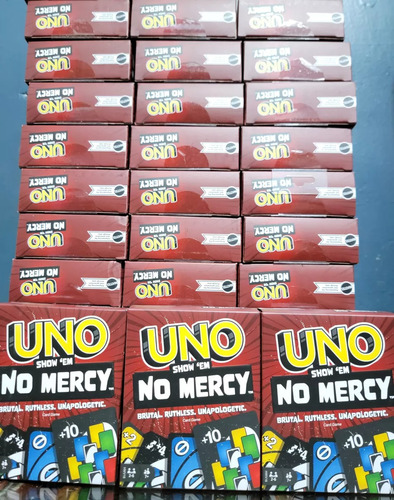 Juego De Cartas Uno No Mercy Edición Deluxe +10 2024