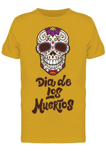 Playera Calavera Colorida Diseño Día De Los Muertos