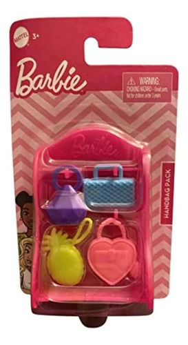 Barbie - Bolso Pack - Estante Con 4 Bolsos