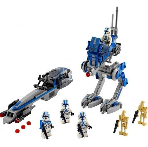 Imagen 5 de 12 de Lego® Star Wars - Soldados Clon De La Legión 501 (75280)