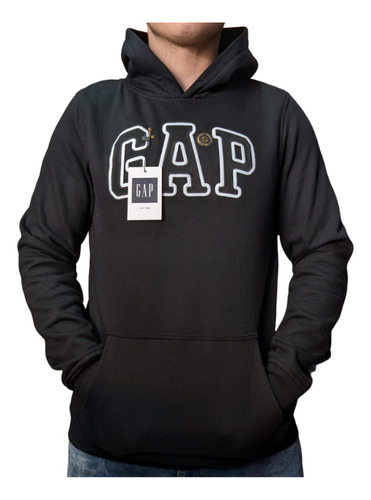 Sudadera Gap Hombre Con Logo Bordado Y Capucha