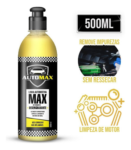 Desengraxante Automax 500ml Limpeza Pesada Spray C/aplicador
