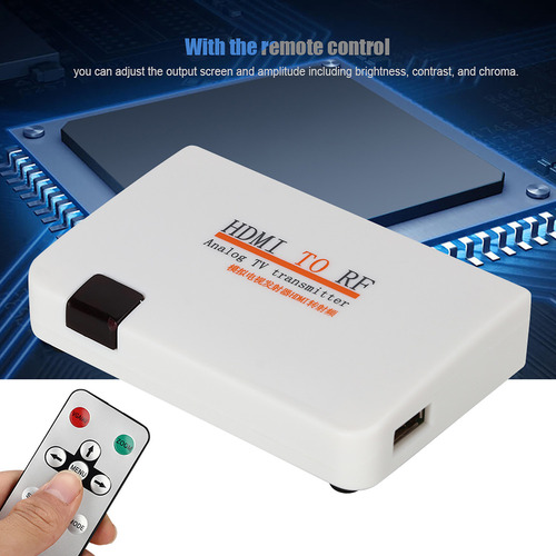 Adaptador De Hdmi A Rf Coaxial