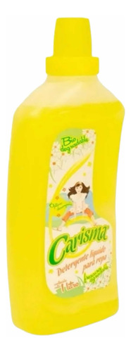 Detergente Líquido Biodegradable Para Ropa Carisma 1 Litro