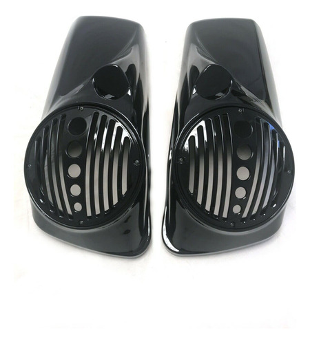 Tapa Altavoz Negra Vivida 8  Puerto Tweeter Para Harley 2