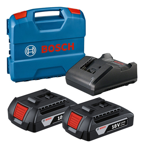 Rotomartillo Gsb 185-li Y Llave Imp Gdr 18v-200 Bosch 18v Azul Marino