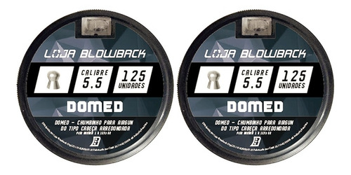 Chumbinho 5,5mm Domed P/ Carabina Pressão Premium 250un