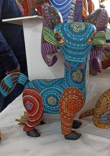 Alebrije Grande Borrego Cimarrón Madera De Copal