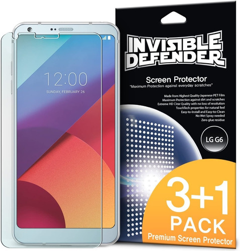 Film Hidrogel Antirayas LG G6 Ringke Pack X 4 Original 