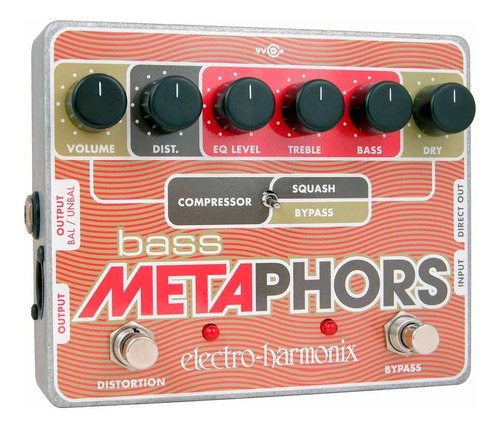  Pedal Pre / Overdrive Bajo Electro Harmonix Bass Metaphors