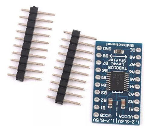 Convertidor Logico Nivel 8 Canales 5v 3.3v Txs0108e Arduino
