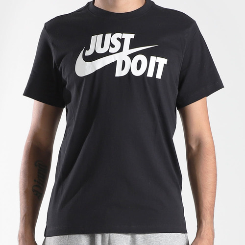 Camiseta Nike Hombre Just Do It Swoosh Negro