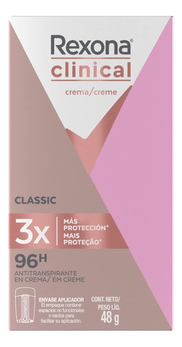 Rexona Clinical Women Crema - Unidad - 1 - 48 g