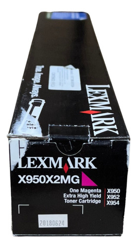 Toner Original Lexmark X950/x952/x954 Magenta X950x2mg