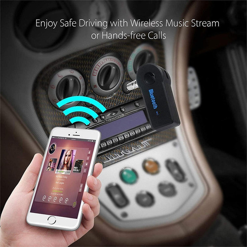 Receptor Audio Bluetooth Aux Spotify Musica Auto Con Bateria