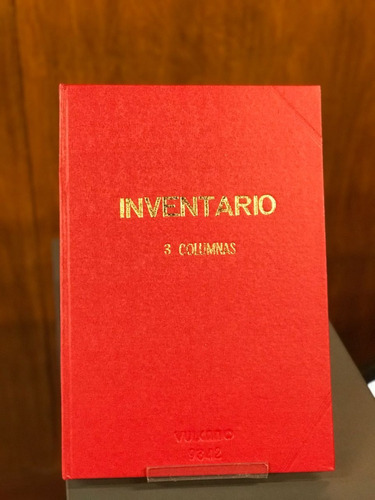 Libro Inventario 3 Columnas 200 Páginas (linea Economica)