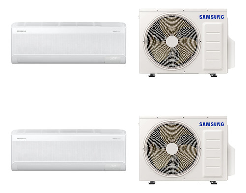 Combo 2 Ar-condicionado Digital Ultra Ai 9.000 Btus Frio Cor Branco Voltagem Da Unidade Externa