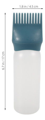 Botella De Tinte Para El Cabello Con Peine, Peine De Plástic