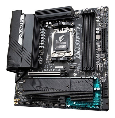 Gigabyte B650m Aorus Elite Ax - Amd - Am5 Color Black Black