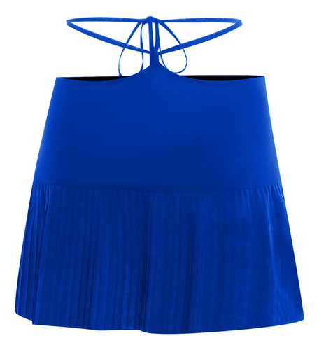 Minifalda Plisada De Verano Para Mujer, Vendaje De Cintura E