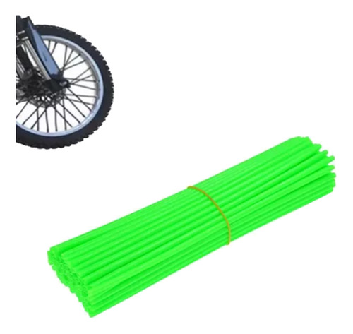 Popotes Cubre Rayos Para Moto Cross Spokes Bicicleta, 72 Pie