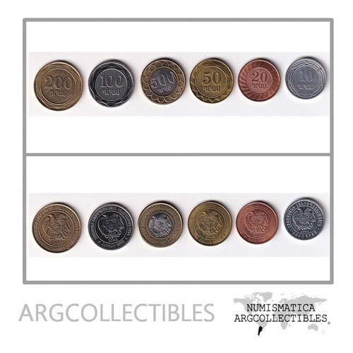Armenia Set X6 Monedas 2003-2004 Unc