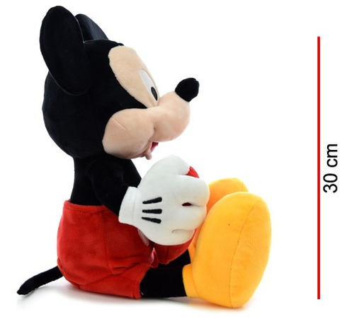 Imagen 5 de 7 de Peluche Mickey 45 Cm Con Corazon - Orig. Phi Phi Toys