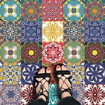Comprar Plancha Vinilo Lamina Azulejo Mosaico Piso Adhesivo 2x0.70m Color 32 Mix Multicolor