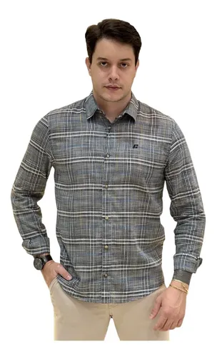 Camisa Colcci Reta Xadrez Vichy Vermelha - Compre Agora