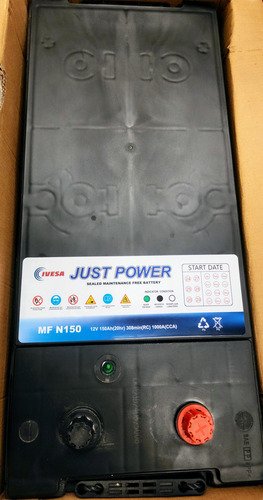 Bateria 12v 150 Amp 1000 Cca Borne Estandar Just Power