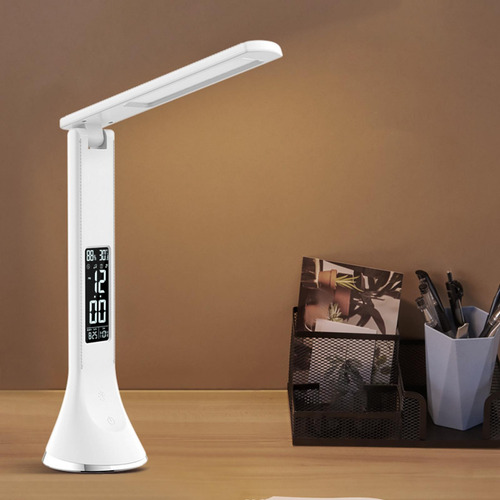 Lámpara De Escritorio Led Temperatura Moderna Mesa Plegable