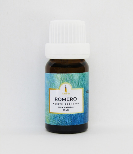 Aceite Esencial Romero Ambar Aromaterapia 10 Ml