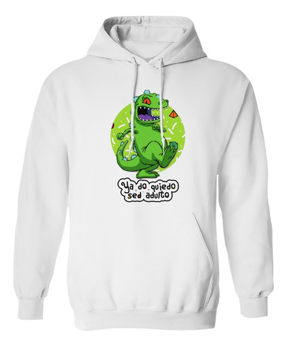 Sudadera Con Gorro Reptar Rugrats Ya Do Quiedo Ser Adulto