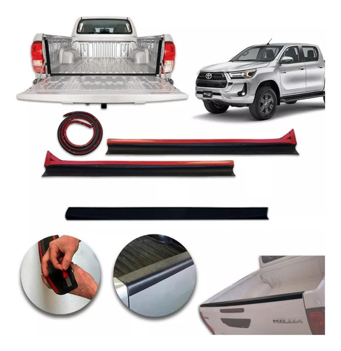 Burlete Caja Portón Kit De Sellado Hilux Toyota 2019 Kenny