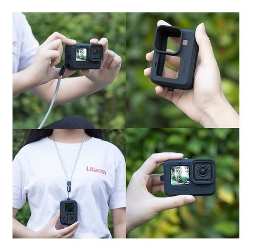 Imagen 6 de 9 de Funda Protectora Para Gopro 9 Con Tapa P/ Lente G9-1 Ulanzi