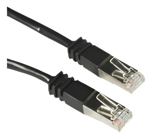 C2g 14 Pies Blindado Cat5e Moldeado Patch Cable Negro