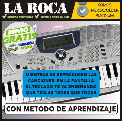 Imagen 4 de 10 de Piano Teclado Organo Musical Infantil 49 Teclas Chicos