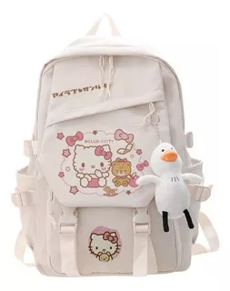 Mochila Hello Kitty Para Mulheres, Para Meninas, Secundária Cor White#02 (no Pendant)