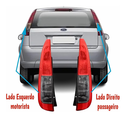 Par Lanterna Fiesta Hatch 2007 2008 2009 2010 2011 2012 2013