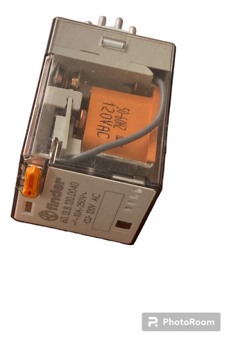 Relevador Encapsulado 120vac 10a 250v 11 Pines Finder (Usado)