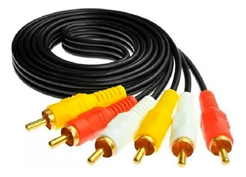 Imagen 1 de 4 de Cable Dblue 1.8 Metros 3rca A 3rca Bag