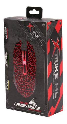 Mouse gamer de juego Xtrike Me GM-205 negro