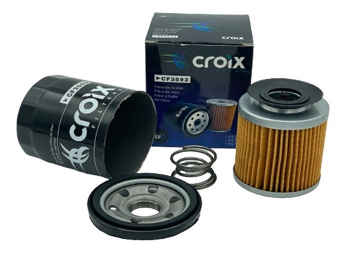 Imagen 3 de 3 de Filtro De Aceite Honda Fit 2002-2009 Croix Cf3593